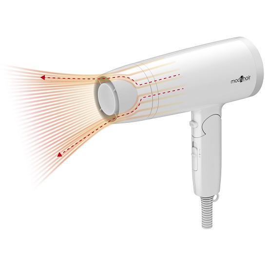 マイナスイオンヘアードライヤー（ホワイト) MHD-1222-W