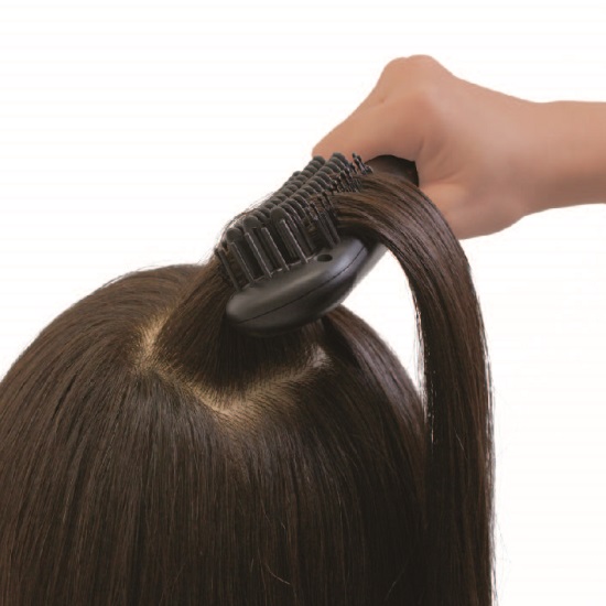 コンパクトイオンヒートブラシ（ブラック）MHB-3041-K