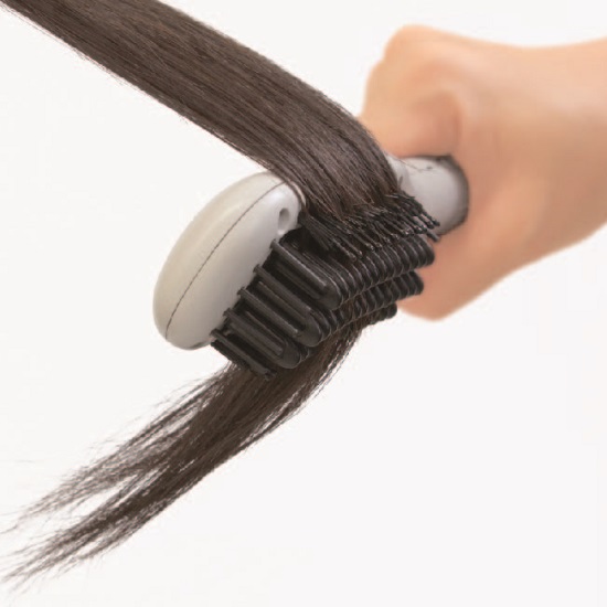 コンパクトイオンヒートブラシ（アッシュグレー）MHB-3041-AG