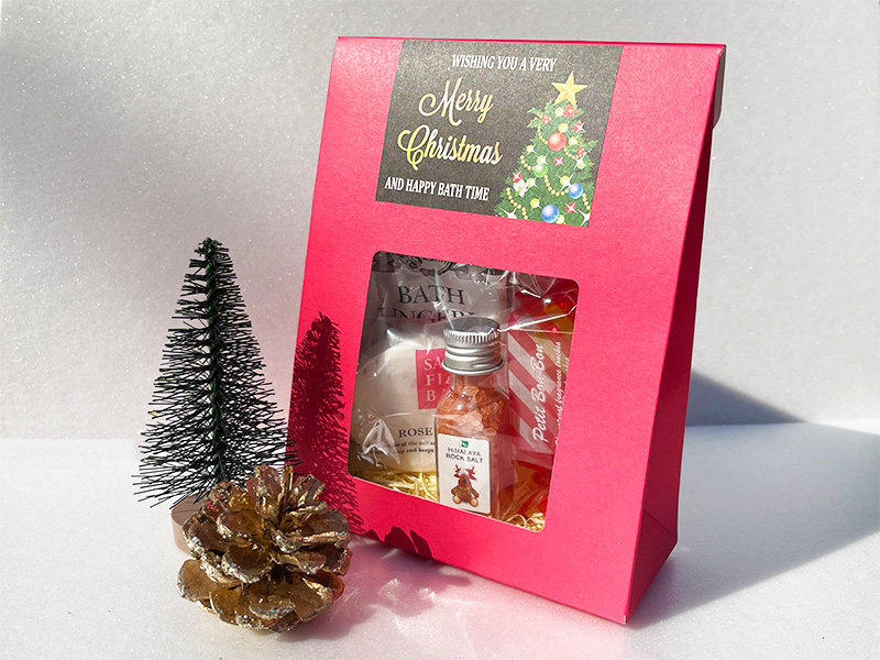 【期間数量限定】入浴剤が入ったクリスマスホリデーバスセット!※在庫無くなり次第終了